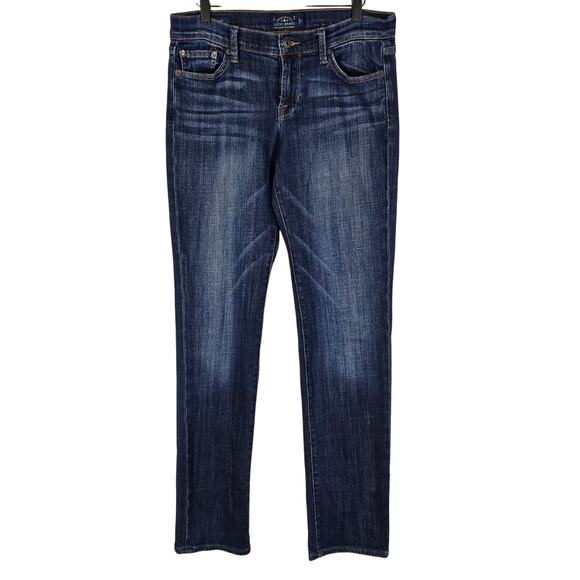 LUCKY BRAND WOMEN'S SWEET STRAIGHT BLUE JEAN PANT SIZE 6/28 REGULAR - Picture 1 of 12